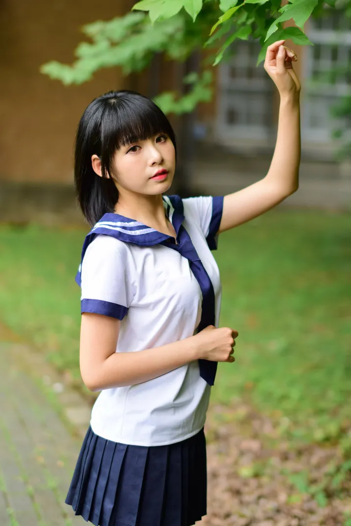 [Mzsock] NO.171 Hailin student uniform street photography#[73P]-45