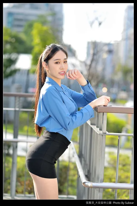 [Mzsock] NO.091 Zhang Yachun, Daan Forest, high heels and beautiful legs, outdoor shot street photography#[54P]-35